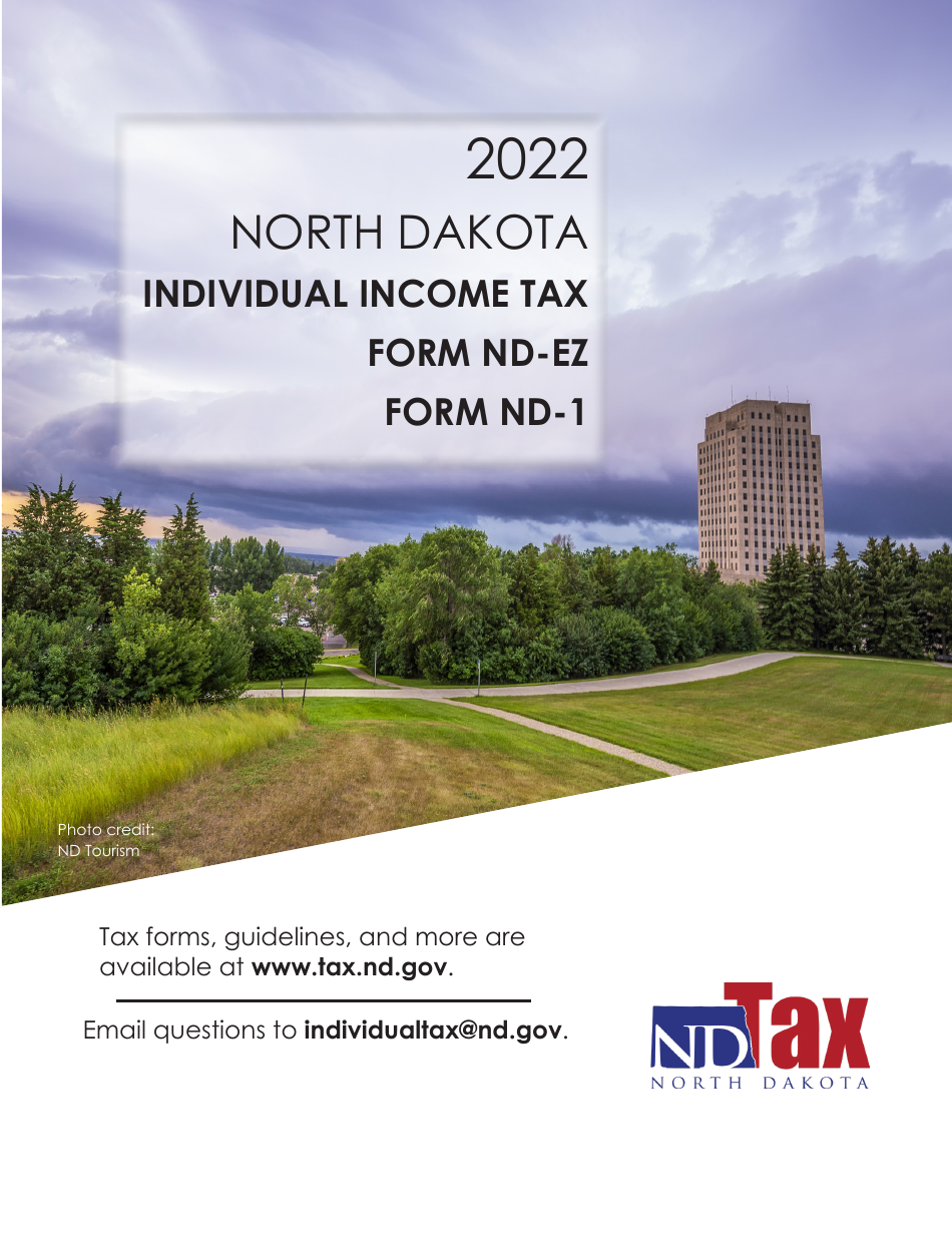 Instructions for Form ND-EZ, SFN28745, ND-1, SFN28702 - North Dakota, Page 1
