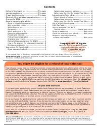 Instructions for Form ND-EZ, SFN28745, ND-1, SFN28702 - North Dakota, Page 2