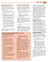 Instructions for Form ND-EZ, SFN28745, ND-1, SFN28702 - North Dakota, Page 7