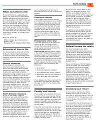 Instructions for Form ND-EZ, SFN28745, ND-1, SFN28702 - North Dakota, Page 9