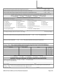 Form AODC-011 Level of Care Placement Assessment - Contra Costa County, California, Page 3