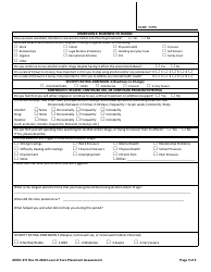 Form AODC-011 Level of Care Placement Assessment - Contra Costa County, California, Page 5