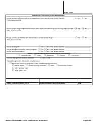 Form AODC-011 Level of Care Placement Assessment - Contra Costa County, California, Page 6