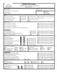 Form AODC-002 Caloms Information - Contra Costa County, California