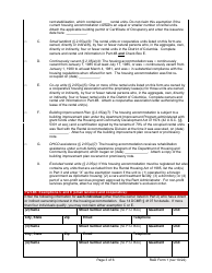 RAD Form 1 Registration or Claim of Exemption for Housing Accommodation - Washington, D.C., Page 3