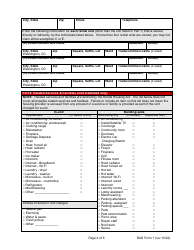 RAD Form 1 Registration or Claim of Exemption for Housing Accommodation - Washington, D.C., Page 4