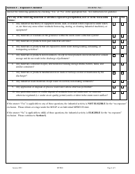 Form MTR-NE Industrial No Exposure Certification Form - Montana, Page 4