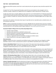 Instructions for Montana Hazardous Waste Generator Annual Report - Montana, Page 6