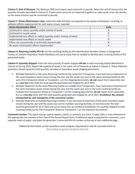 Instructions for Montana Hazardous Waste Generator Annual Report - Montana, Page 7