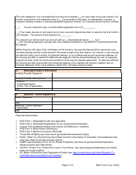RAD Form 3 Housing Provider&#039;s Disclosures to Applicant or Tenant - Washington, D.C., Page 3