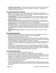 Instructions for RAD Form 3 Housing Provider&#039;s Disclosures to Applicant or Tenant - Washington, D.C., Page 2