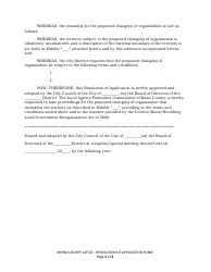Notice of Intention to Adopt Resolution of Application - Mono County, California, Page 3