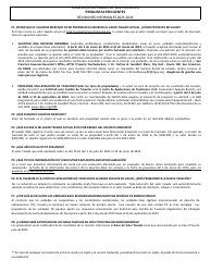 Solicitud De Revision Informal Para Una Re-evaluacion Temporal De Disminucion En Valor De Mercado - City and County of San Francisco, California (Spanish), Page 2