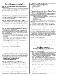 Form WR-0142 Miscellaneous Licenses Application - Tennessee, Page 2