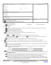 Document preview: Form NC-330 Petition for Recognition of Change of Gender and Sex Identifier, Name Change, and Issuance of New Certificates - California