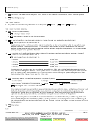 Form NC-330 Petition for Recognition of Change of Gender and Sex Identifier, Name Change, and Issuance of New Certificates - California, Page 2