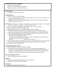 Checklist 7 - Parentage by Default With Agreement - County of Sonoma, California, Page 2