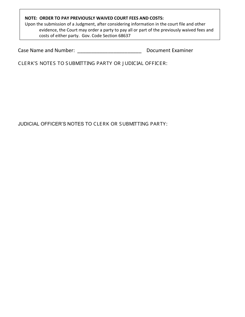Checklist 11 - Judgment on Reserved Status After Judgment Reserving Jurisdiction Per FC 2343 Dissolution, Domestic Partnership - County of Sonoma, California, Page 3