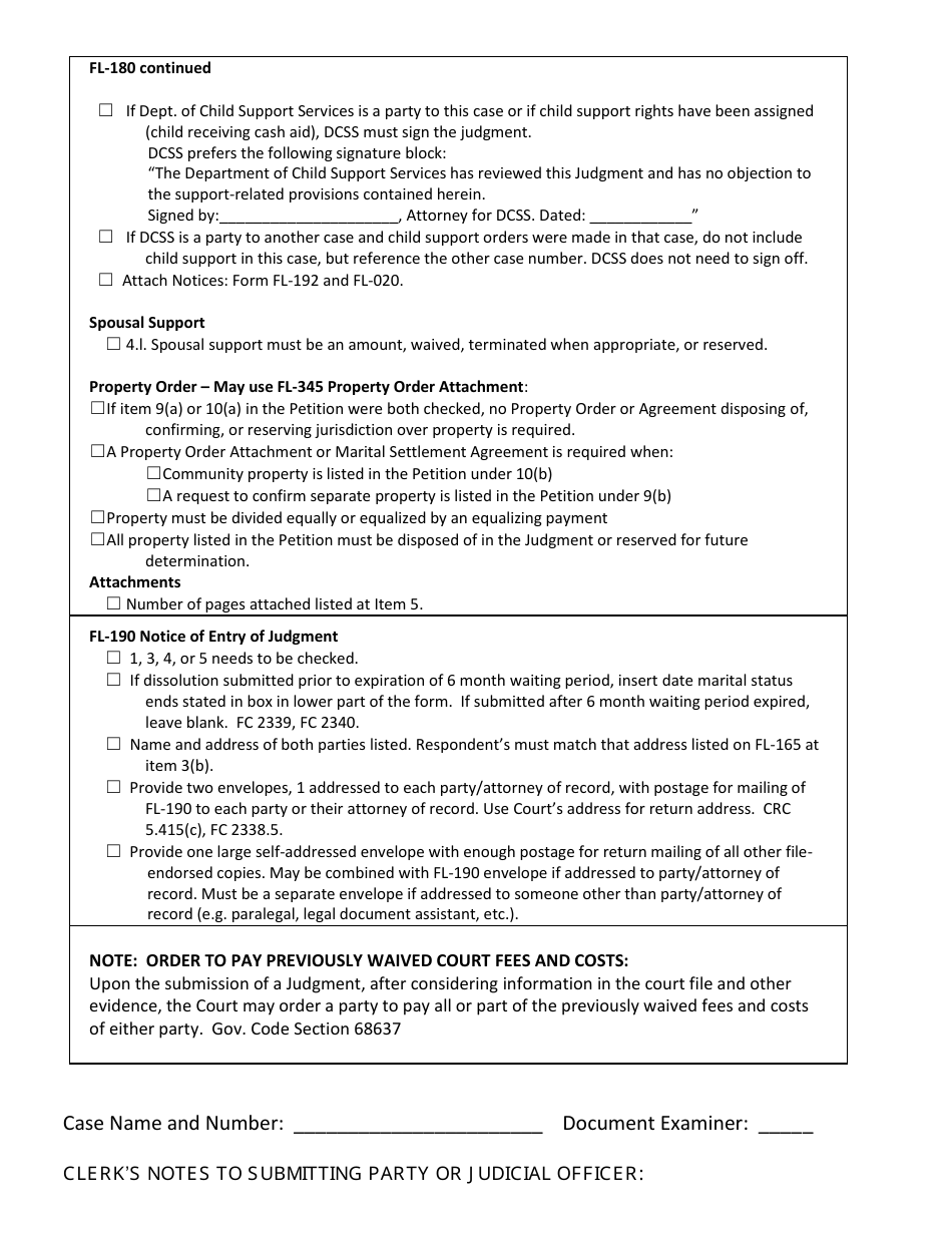 Checklist 9 - Default Without Agreement - Respondent in Military Dissolution, Legal Separation, Nullity Marriage / Domestic Partnership - County of Sonoma, California, Page 4