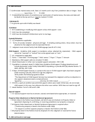 Checklist 10 - Default/Waiver of Rights - Respondent in Military With Agreement Dissolution, Legal Separation, Nullity Marriage/Domestic Partnership - County of Sonoma, California, Page 3