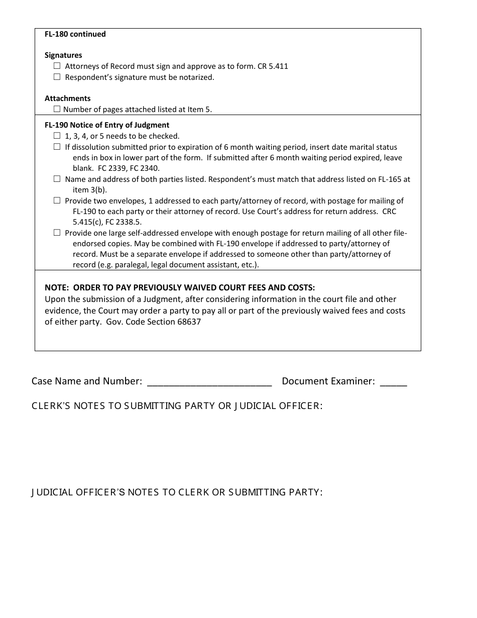 Checklist 10 - Default / Waiver of Rights - Respondent in Military With Agreement Dissolution, Legal Separation, Nullity Marriage / Domestic Partnership - County of Sonoma, California, Page 4