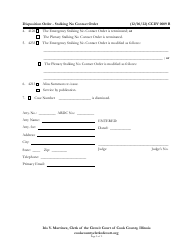Form CCDV0009 Disposition Order - Stalking No Contact Order - Cook County, Illinois, Page 2