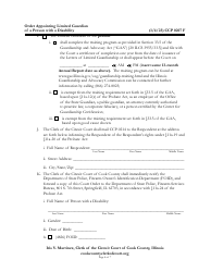Form CCP0207 Order Appointing Limited Guardian of a Person With a Disability - Cook County, Illinois, Page 6
