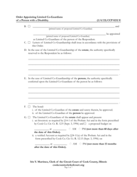 Form CCP0232 Order Appointing Limited Co-guardians of a Person With a Disability - Cook County, Illinois, Page 5