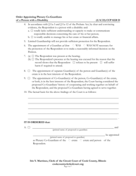 Form CCP0228 Order Appointing Plenary Co-guardians of a Person With a Disability - Cook County, Illinois, Page 4
