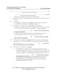 Form CCP0228 Order Appointing Plenary Co-guardians of a Person With a Disability - Cook County, Illinois, Page 5