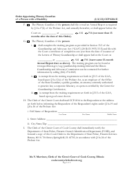 Form CCP0204 Order Appointing Plenary Guardian of a Person With a Disability - Cook County, Illinois, Page 5