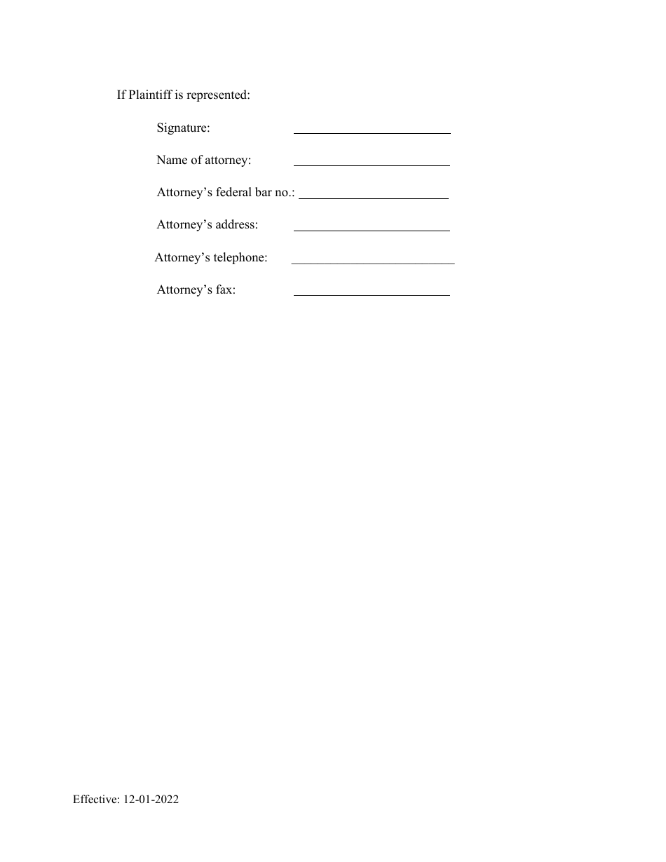 Complaint for Review of Social Security Administration Decision - Connecticut, Page 3