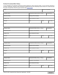 Form F280-072-000 Vocational Intern Supervisor Application - Washington, Page 2