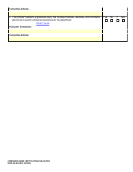 DSHS Form 09-995 Companion Home Certification Evaluation - Washington, Page 4