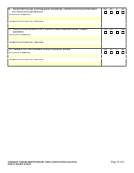 DSHS Form 10-639 Overnight Planned Respite Services (Oprs) Certification Evaluation - Washington, Page 13