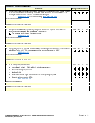 DSHS Form 10-639 Overnight Planned Respite Services (Oprs) Certification Evaluation - Washington, Page 8