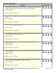 DSHS Form 10-678 Stabilization, Assessment, and Intervention Facility (Saif) Certification Evaluation - Washington, Page 15