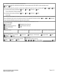 DSHS Form 12-210 Medicaid Provider Fraud Referral - Washington, Page 2