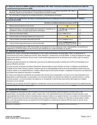 DSHS Formulario 14-068 Estado Contable - Washington (Spanish), Page 3