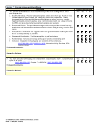 DSHS Form 15-388 Alternative Living Certification Evaluation - Washington, Page 8