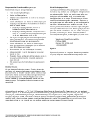 DSHS Form 16-172 Your Rights and Responsibilities When You Receive Services Offered by Aging and Long-Term Support Administration and Developmental Disabilities Administration - Washington (Haitian Creole), Page 2