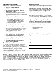 DSHS Form 16-172 Your Rights and Responsibilities When You Receive Services Offered by Aging and Long-Term Support Administration and Developmental Disabilities Administration - Washington (Turkish), Page 2