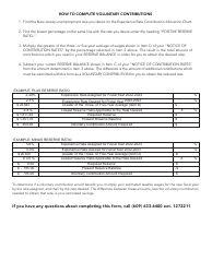 Form UC-45 Voluntary Contribution Report - New Jersey, Page 2