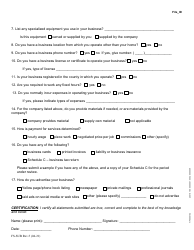 Form FS-SUB Worker Classification Questionnaire - New Jersey, Page 2
