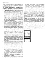 Form 5081 Sales, Use and Withholding Taxes Annual Return - Michigan, Page 5