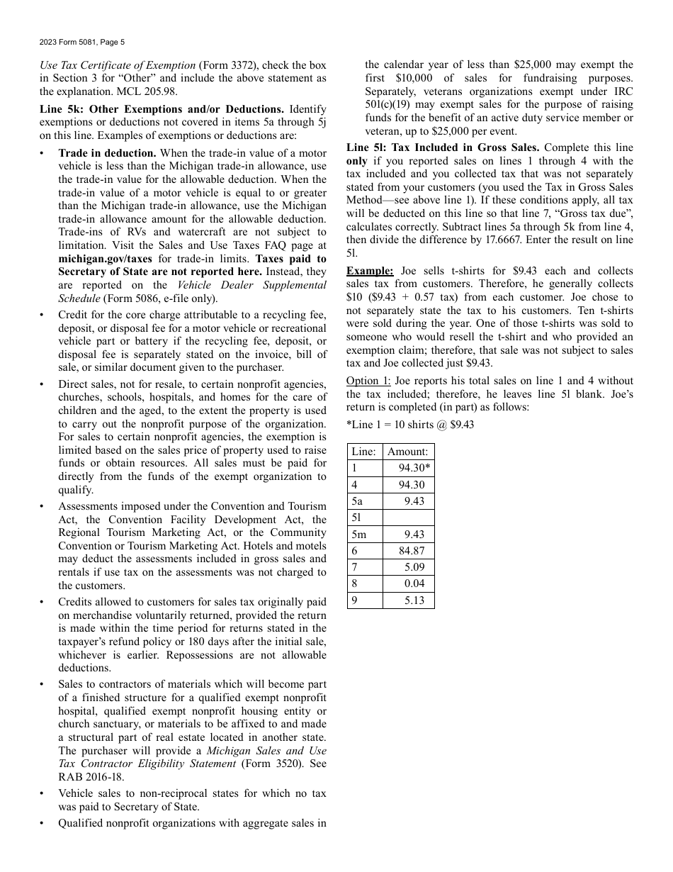 Form 5081 2023 Fill Out, Sign Online and Download Fillable PDF