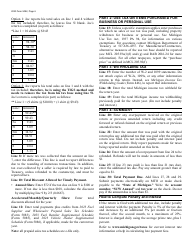 Form 5082 Sales, Use and Withholding Taxes Amended Annual Return - Michigan, Page 6