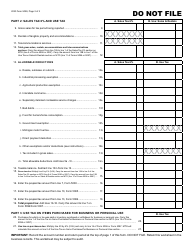 Form 5099 Sales, Use and Withholding Taxes 4% and 6% Monthly/Quarterly and Amended Monthly/Quarterly Worksheet - Michigan, Page 2