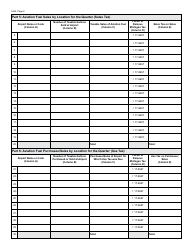 Form 5422 Aviation Fuel Informational Report - Sales and Use Tax - Michigan, Page 2