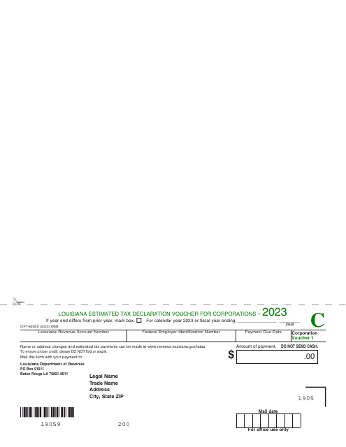 Form CIFT-620ES 2023 Printable Pdf